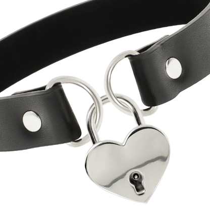 Choker Coquette Chic Desire Heart Key