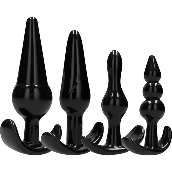 Komplet analnih čepov Addicted Toys, 4 kos