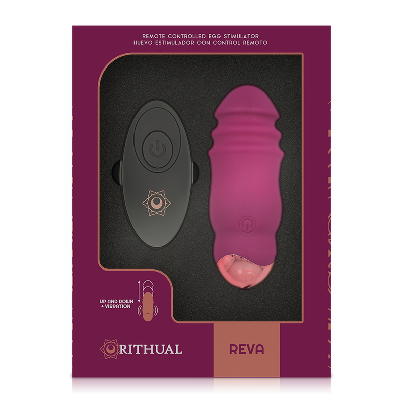RITHUAL - REVA EGG SISTEM ZA DALJINSKO UPRAVLJANJE GOR IN DOL + VIBRACIJE