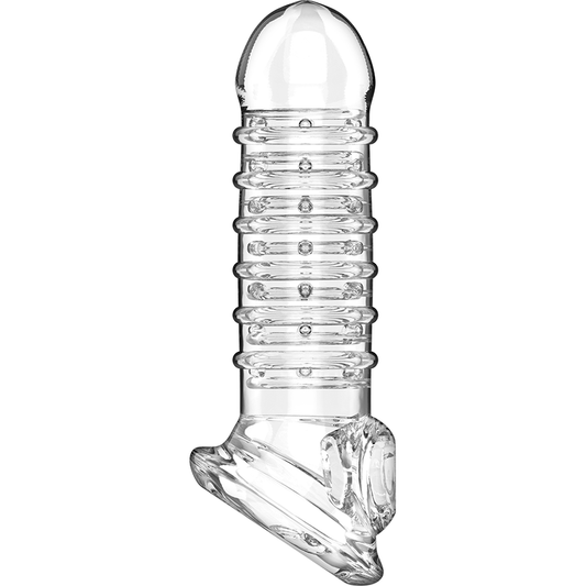 VIRILXL - PODALJŠEK IN OVOJ ZA PENIS V15 TRANSPARENTEN