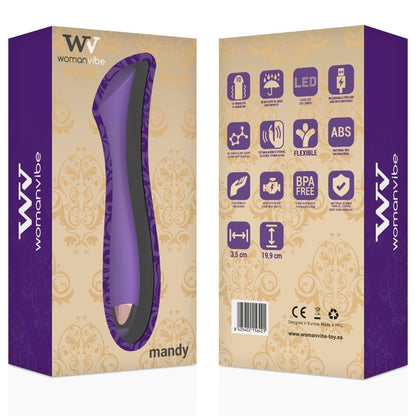 WOMANVIBE - MANDY "K" POINT SILIKONSKI VIBRATOR ZA PONOVNO POLNJENJE