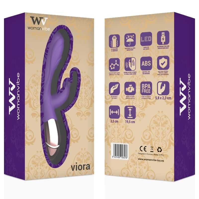 WOMANVIBE - SILIKONSKI VIBRATOR ZA POLNJENJE VIORA