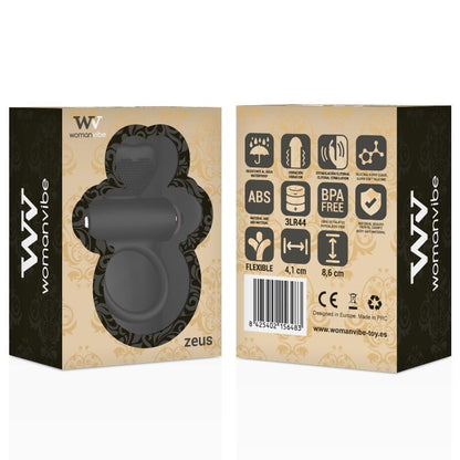 WOMANVIBE - ZEUS SILIKONSKI VIBRACIJSKI OBROČ
