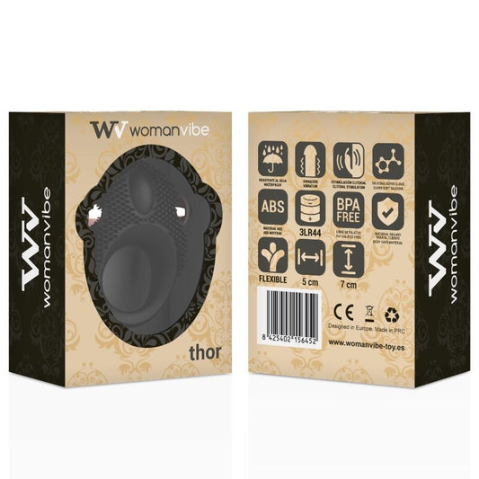 WOMANVIBE - SILIKONSKI VIBRACIJSKI OBROČ THOR