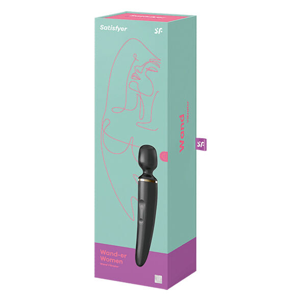 Masažni vibrator Satisfyer - Wander Woman, črna
