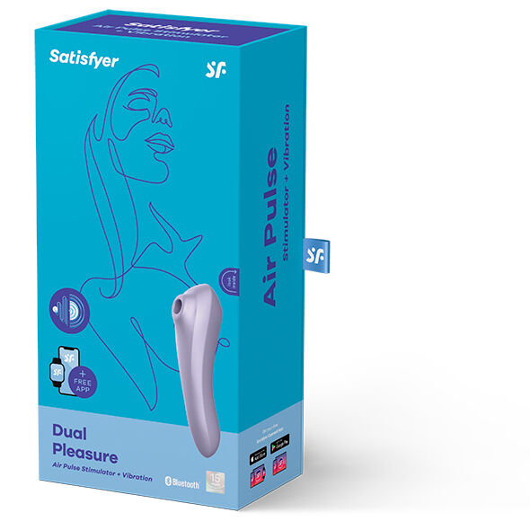 Stimulator klitorisa Satisfyer - Dual Pleasure, vijolična