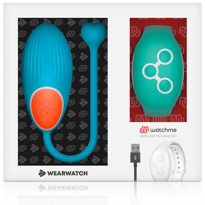 WEARWATCH - WATCHME TECHNOLOGY DALJINSKI UPRAVLJALNIK JAJCE MODRA / AKVAMARIN
