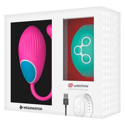 WEARWATCH - WATCHME TECHNOLOGY DALJINSKI UPRAVLJALNIK JAJCE FUKSIJA / MORSKA VODA