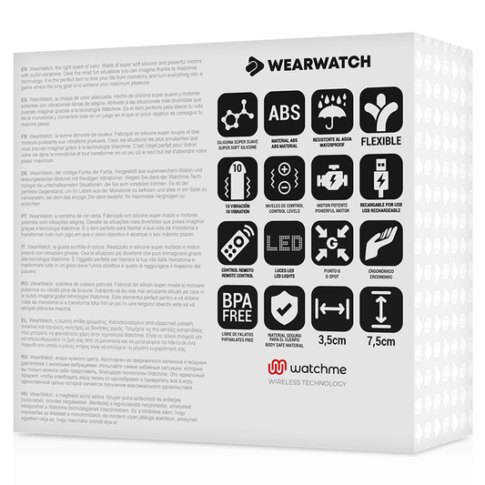 WEARWATCH - JAJCE DALJINSKI UPRAVLJALNIK WATCHME TEHNOLOGIJA MORSKA VODA / SNEG
