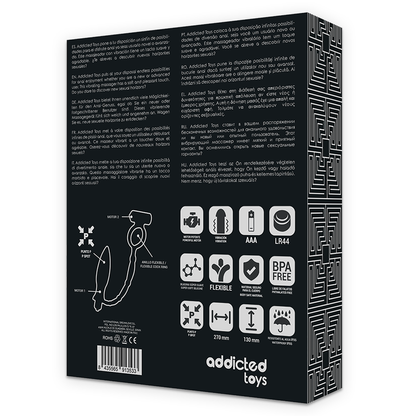 Analni čep z obročkom za penis Addicted Toys 5