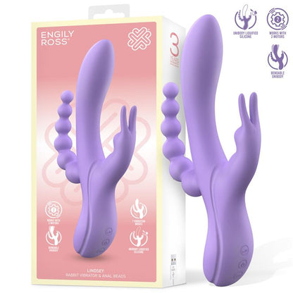 Trojni zajčji vibrator Engily Ross Lindsey