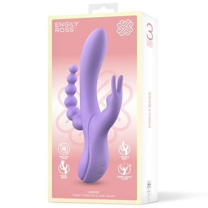 Trojni zajčji vibrator Engily Ross Lindsey