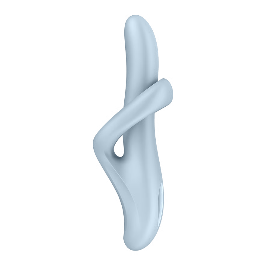 Rabbit vibrator Satisfyer - Heat Flex 4, modra