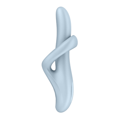 Rabbit vibrator Satisfyer - Heat Flex 4, modra