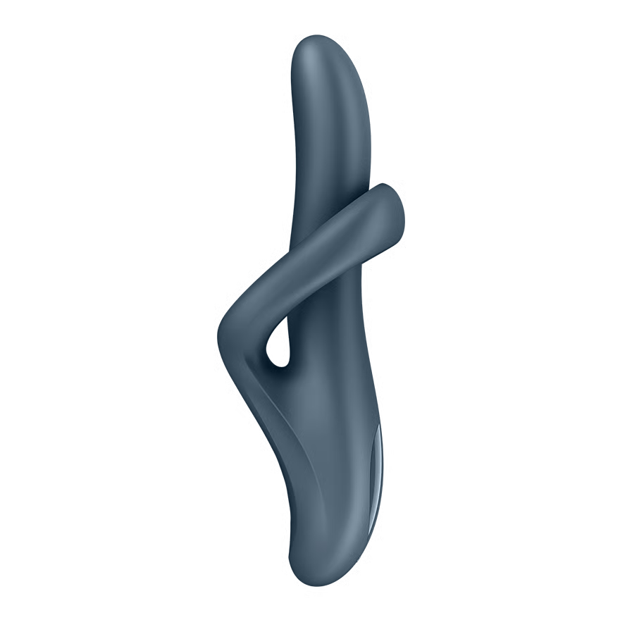 Zajčji vibrator Satisfyer - Heat Flex 4, siva